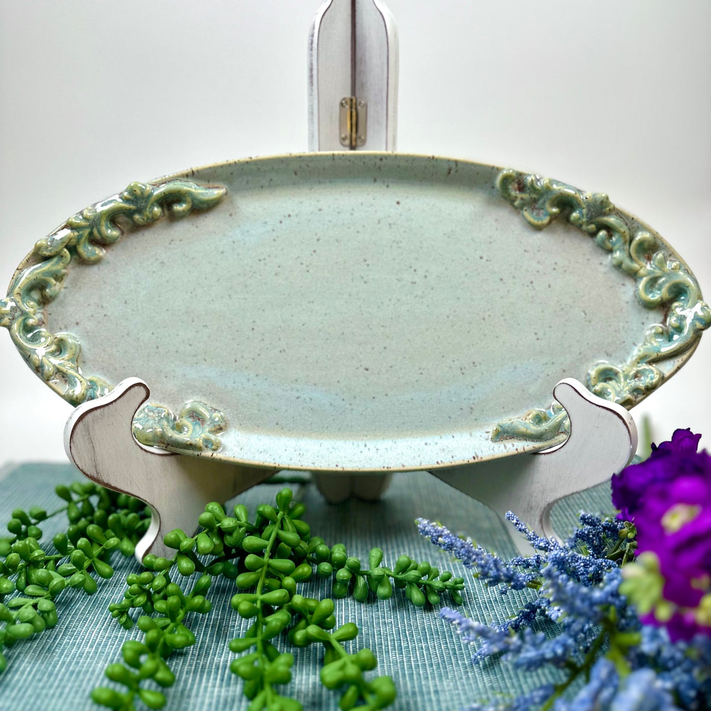 Ocean Flow Decorative Oval Platter