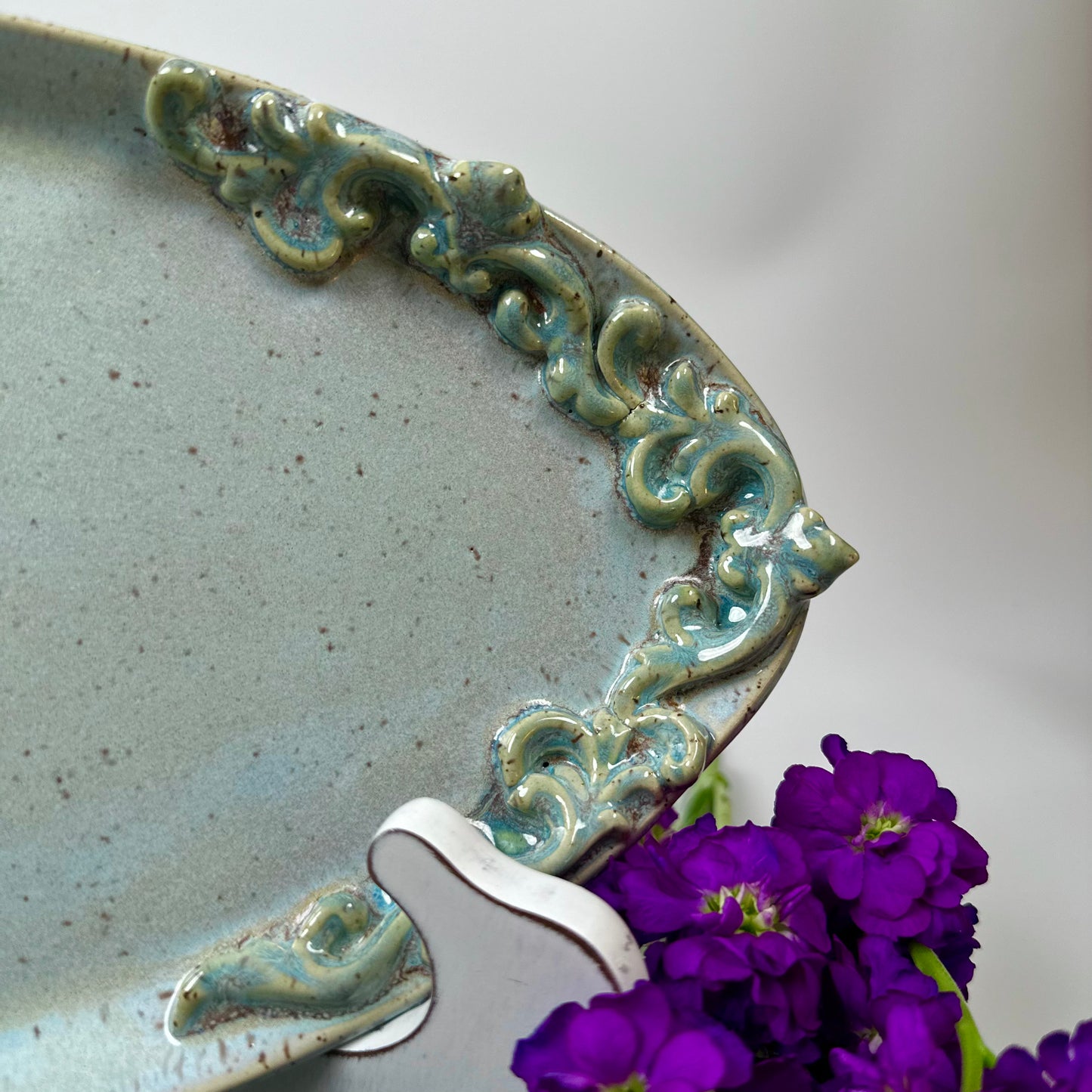 Ocean Flow Decorative Oval Platter