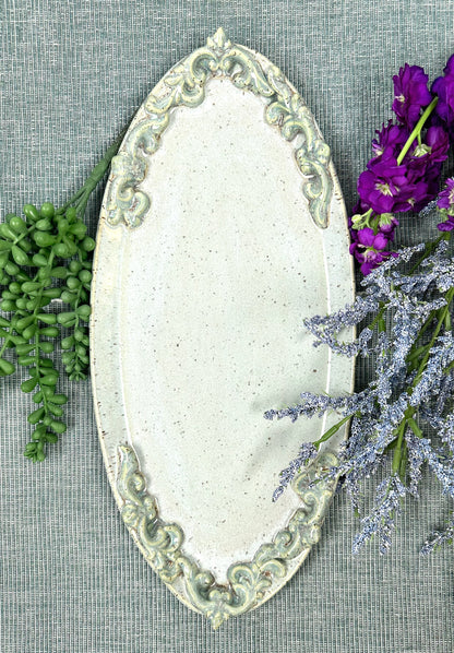 Ocean Flow Decorative Oval Platter